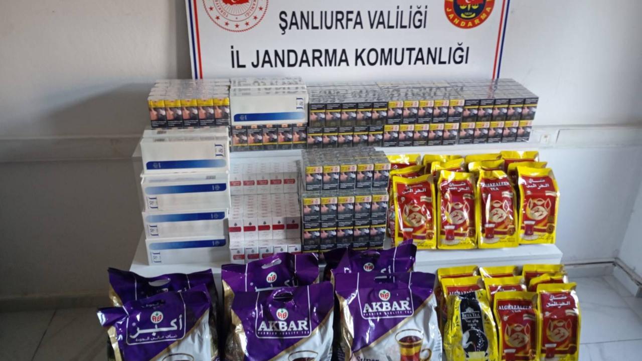 Şanlıurfa'da binlerce kaçak Sigara ve Çay ele geçirildi