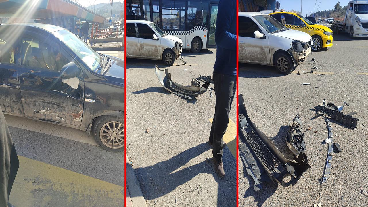 Şanlıurfa'da kaza: İki otomobil çarpıştı, yaralı var!