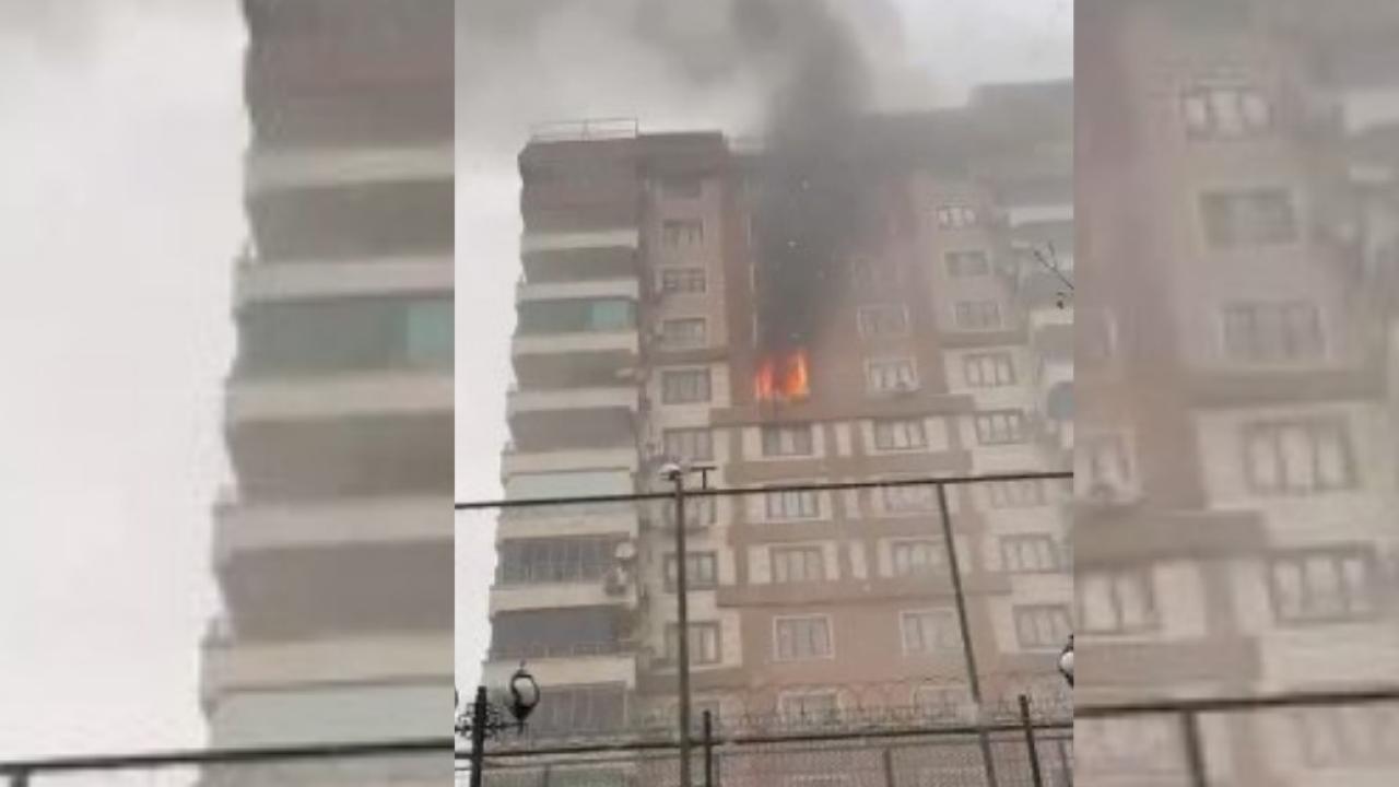 Şanlıurfa’da korkutan yangın kameralara yansıdı