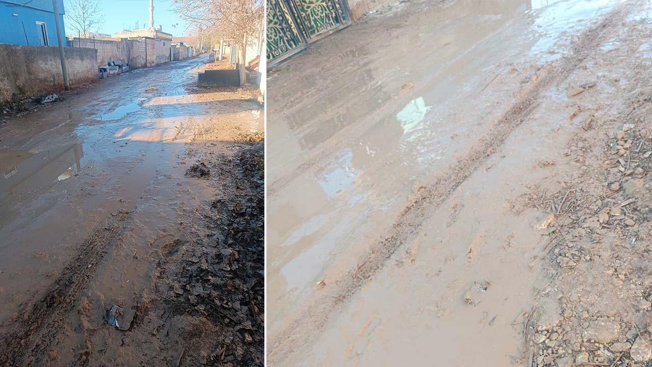 Şanlıurfa’da öğrencilerin çamur çilesi! Eyyübiye Belediyesi’nden çözüm istediler