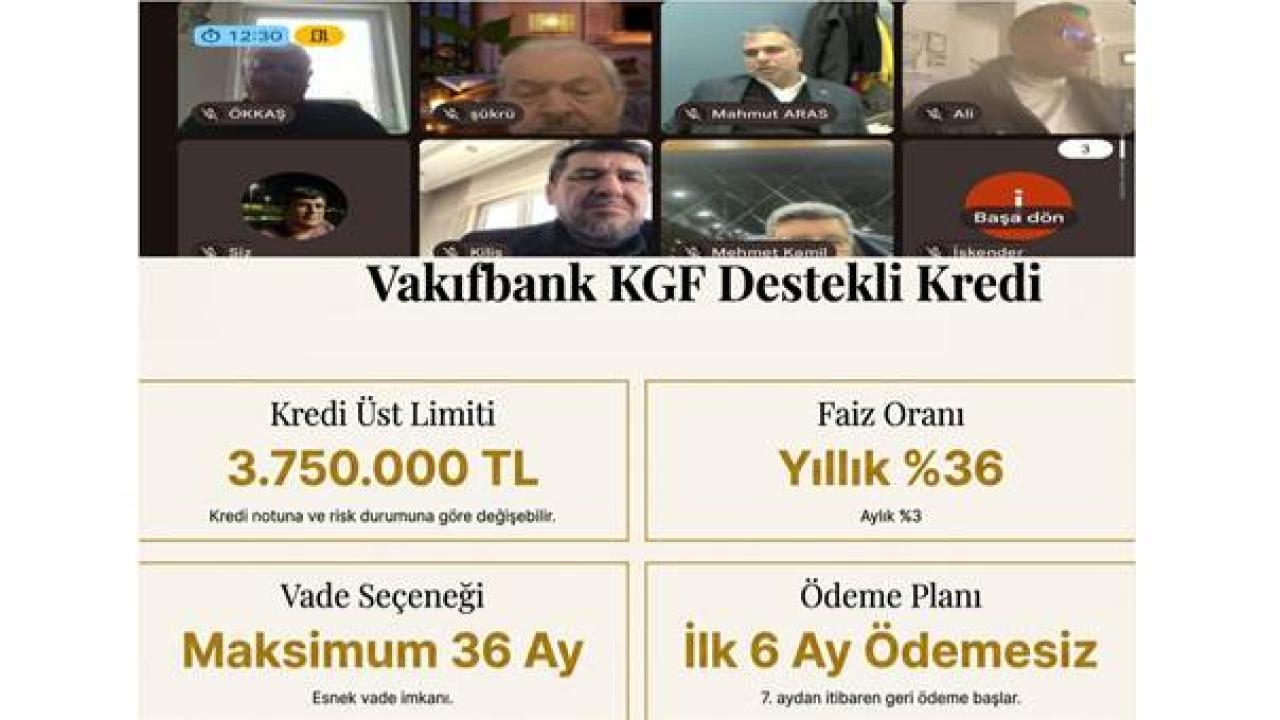 Basın işletmelerine KGF destekli kredi süreçleri anlatıldı