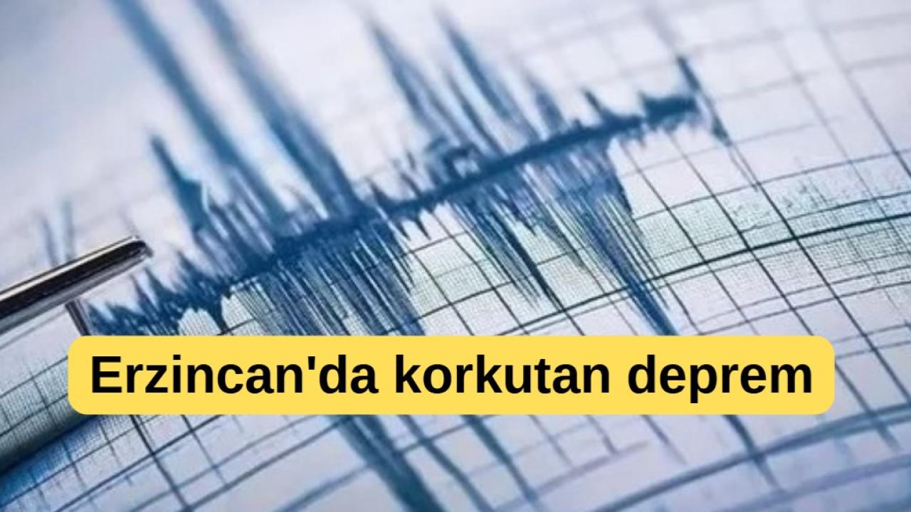 Erzincan'da korkutan deprem: AFAD büyüklüğü duyurdu