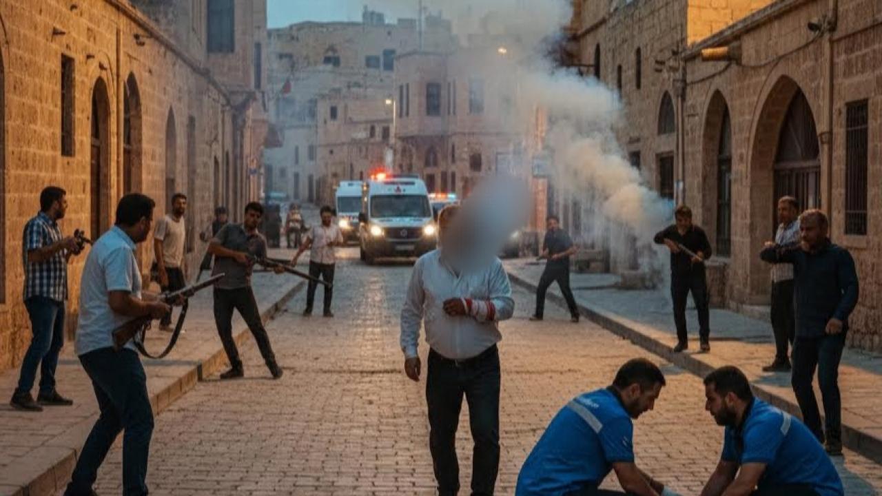 Mardin'de kavgada silahlar çıktı! 2 kişi yaralandı