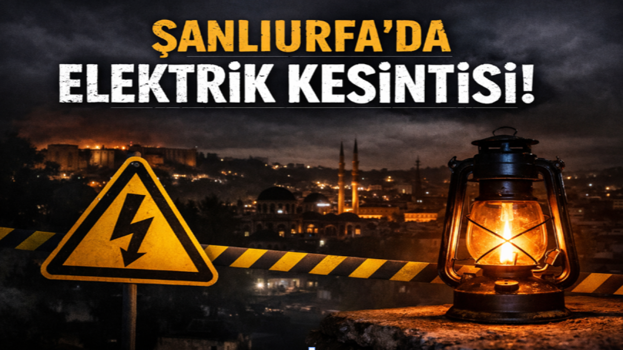 Şanlıurfa’da 11 ilçesinde planlı elektrik kesintisi: DEDAŞ saat saat açıkladı!
