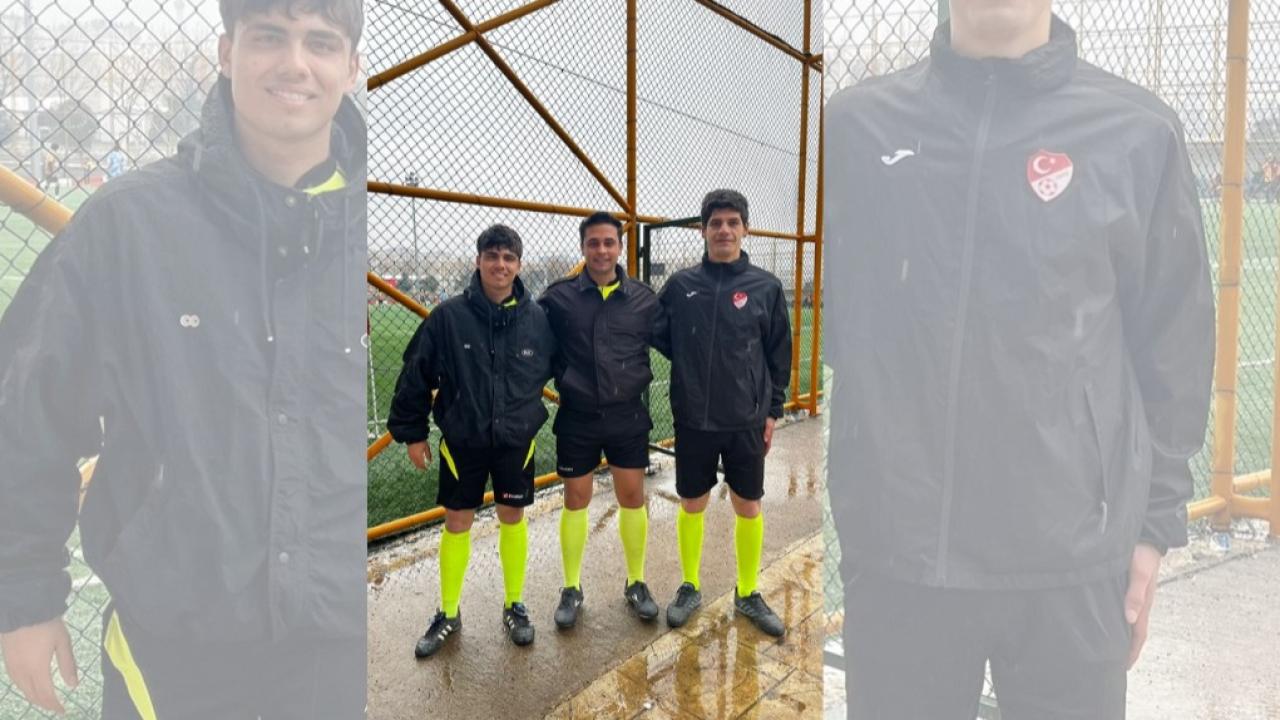 Viranşehir’in genç hakemi sahada fırtına gibi esiyor!