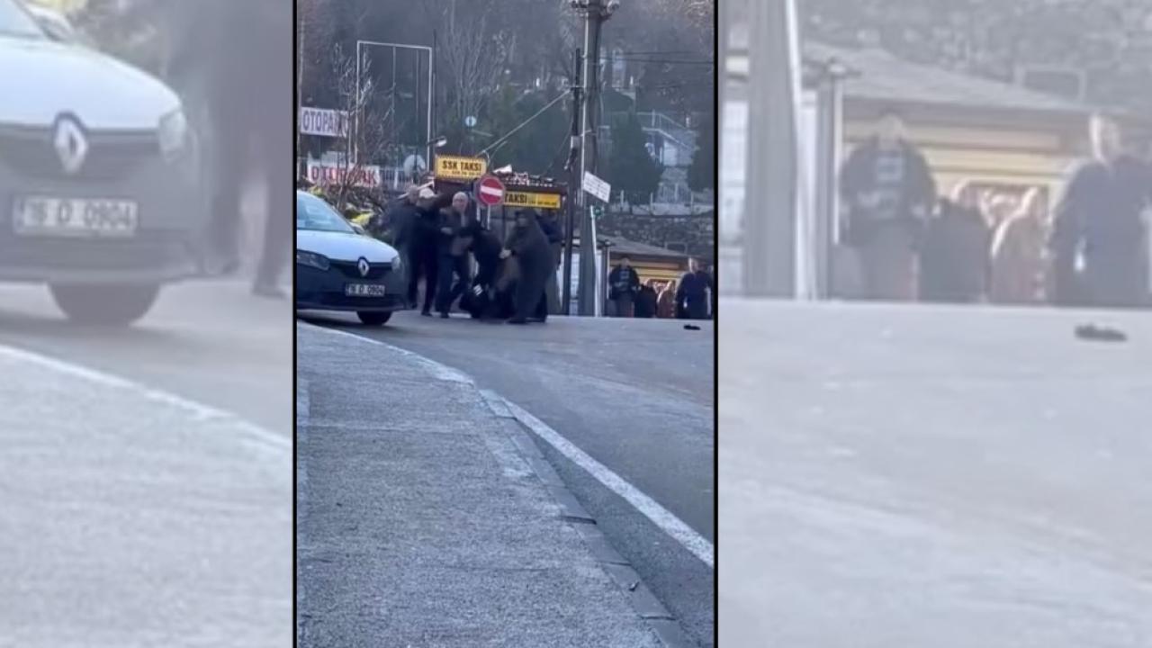 Yol verme tartışması kavgaya dönüştü! Ortalık savaş alanına döndü