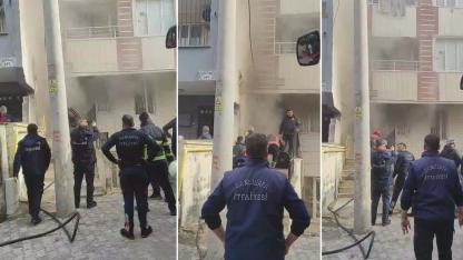 Haliliye’de korkutan bina yangını!