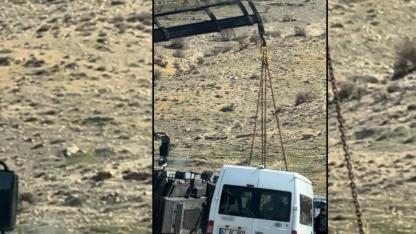 Komşu ilde zırhlı araç devrildi:3 polis yaralandı