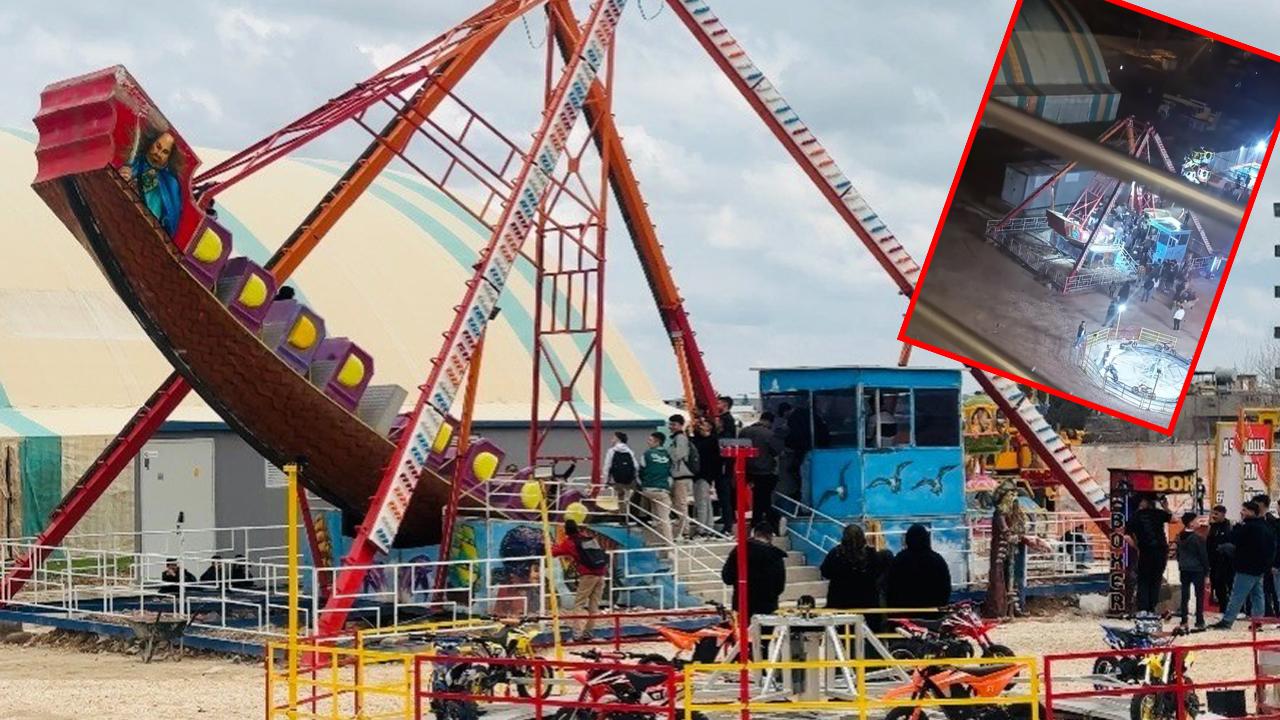 Lunaparkta korku dolu anlar: Eğlence alanı savaş alanına döndü