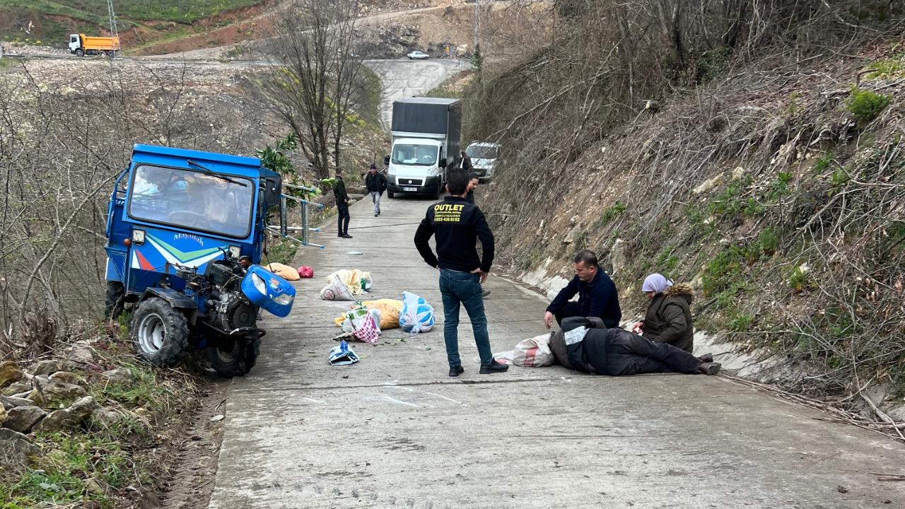 Ordu’da patpat kazası: 1'i ağır 2 yaralı