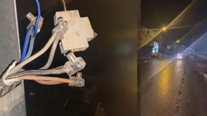 Şanlıurfa’da aydınlatma direklerinden kaçak elektrik çektiler