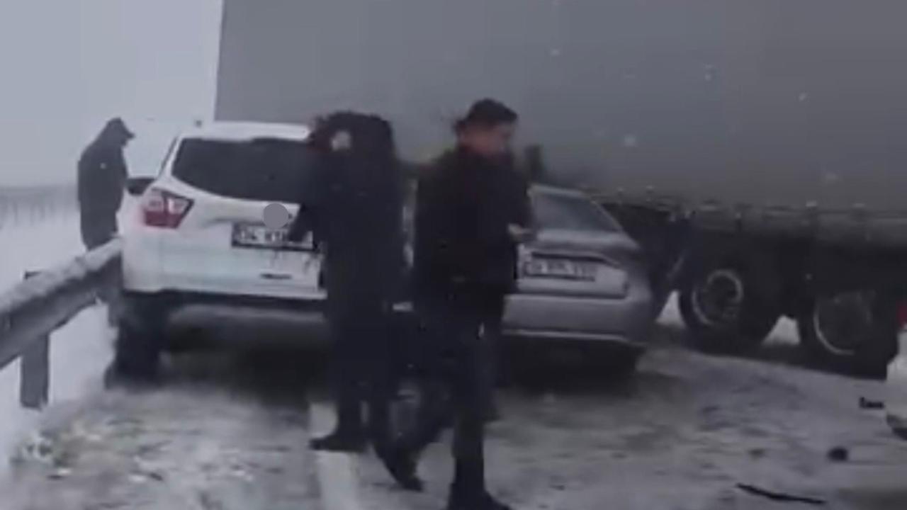 Siverek-Diyarbakır karayolunda zincirleme kaza