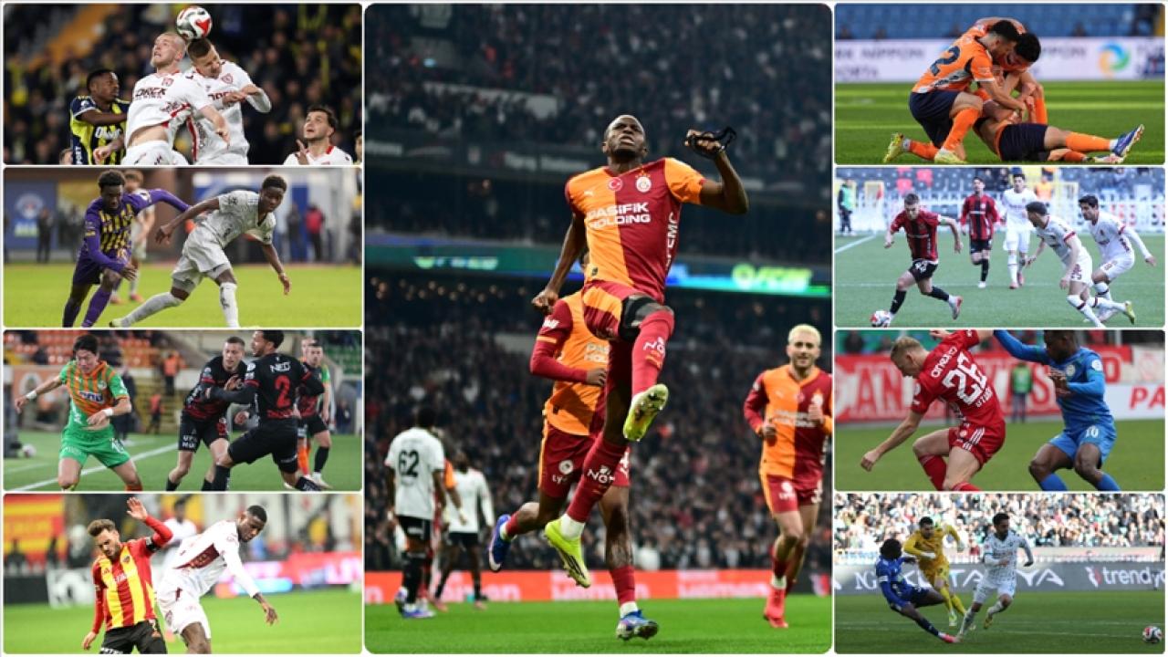 Süper Lig'de Galatasaray, derbide Beşiktaş'ı yenerek liderliğini sürdürdü