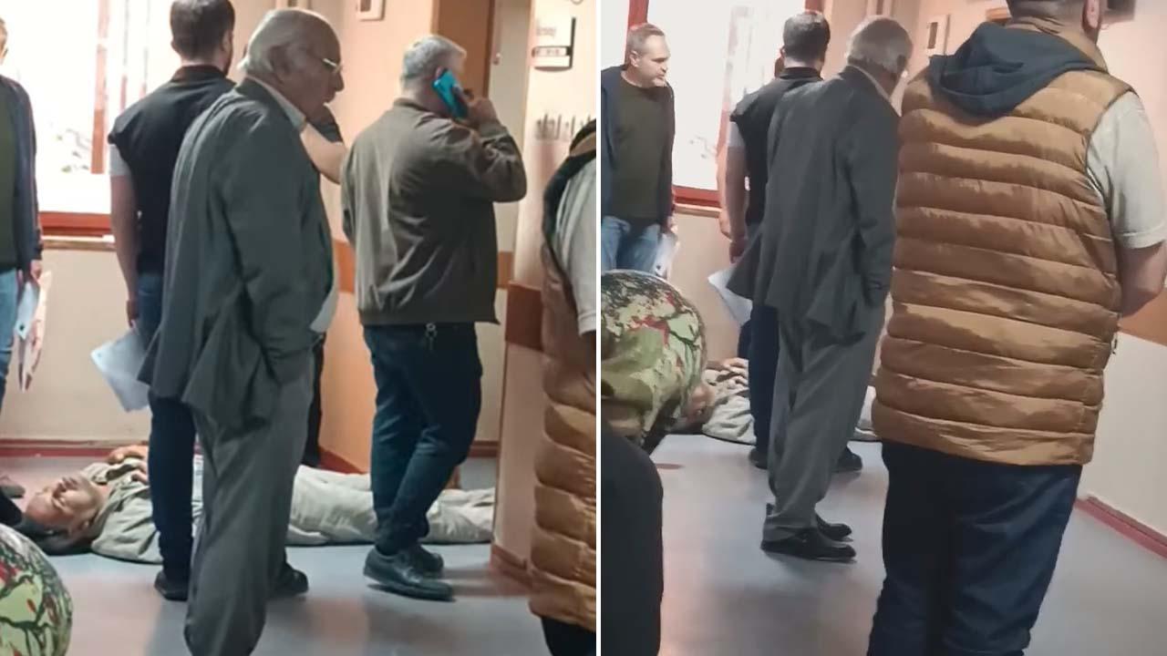Hastanede bayılan yaşlı adama iddiaya göre müdahale edilmedi