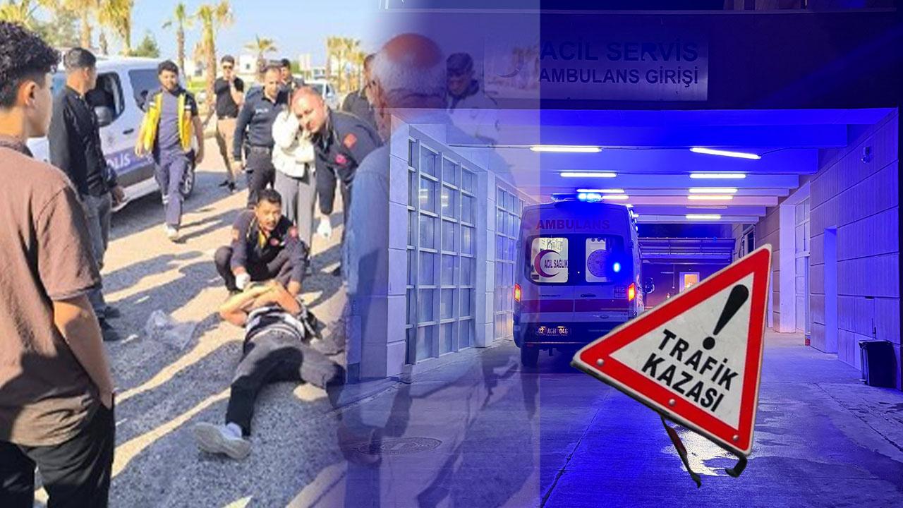 Şanlıurfa’da feci kaza: Motosiklet sürücüsü yola savruldu