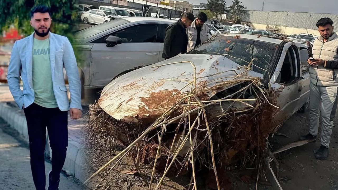 Şanlıurfa'da otomobil tarlaya uçtu! Sürücü can verdi