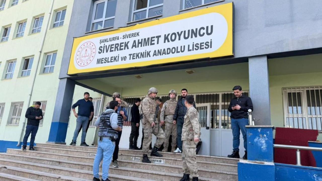 Siverek'teki okula silahlı saldırı saniye saniye kamerada!