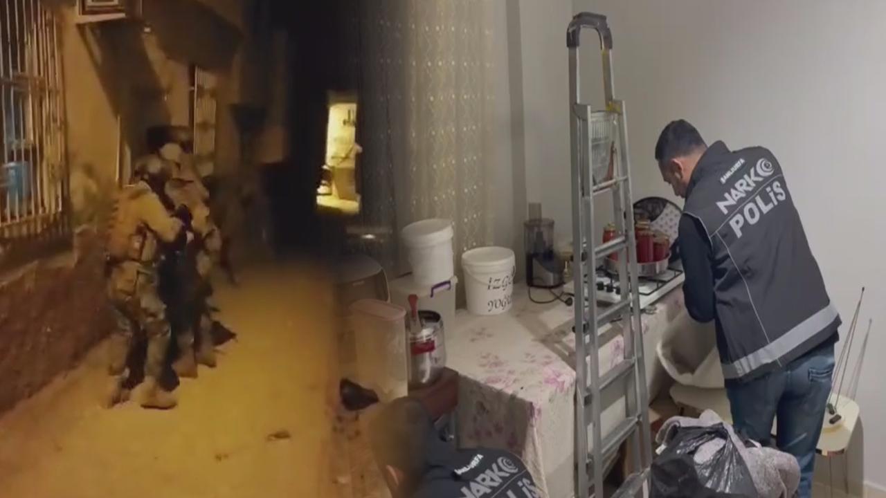 Uyuşturucuya büyük darbe: Şanlıurfa’da geniş çaplı operasyon
