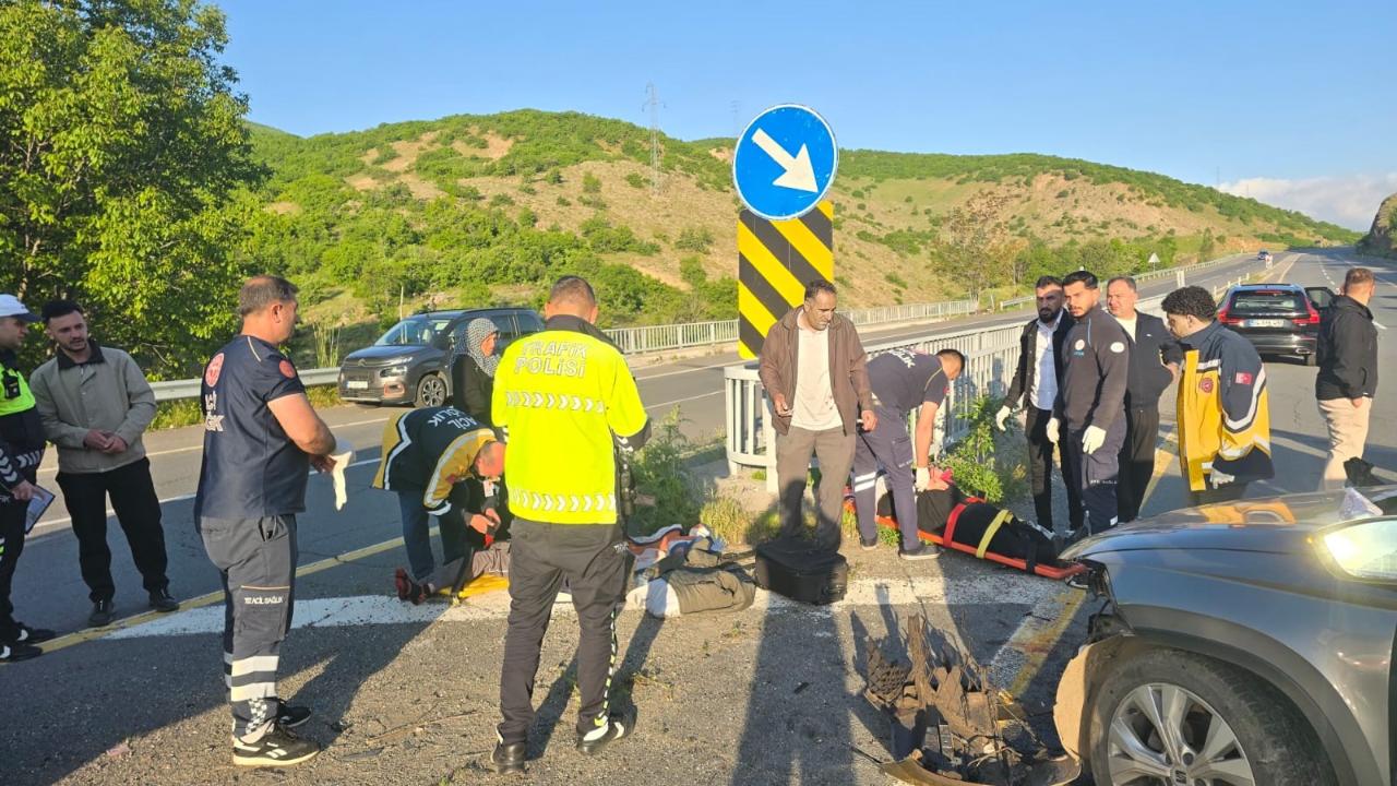 Bingöl’de trafik kazası 5 yaralı