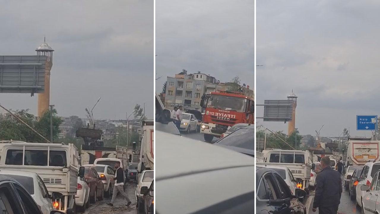 Birecik’te fırtına dehşeti: ağaçlar devrildi, iş yerleri sular altında kaldı!
