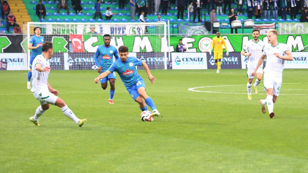 Çaykur Rizespor evinde Konyaspor'u mağlup etti