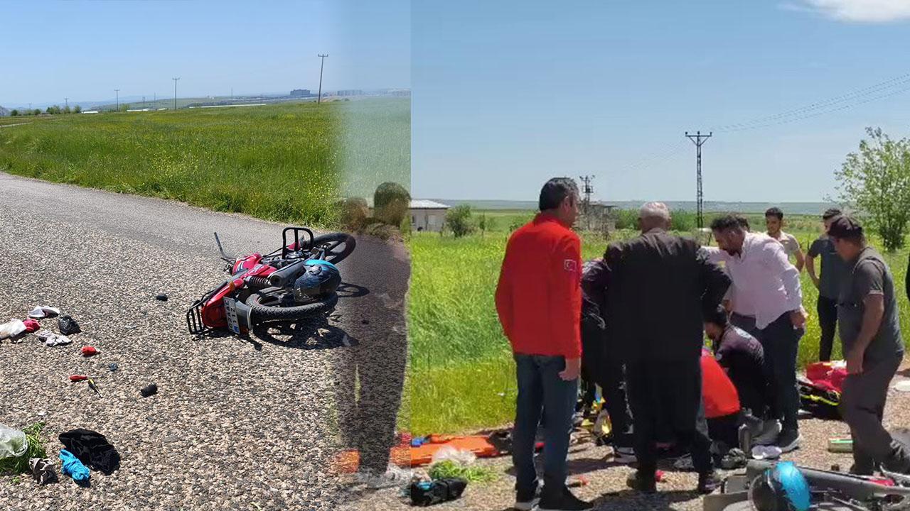 Feci kazada 2 motosiklet sürücüsü yaralandı