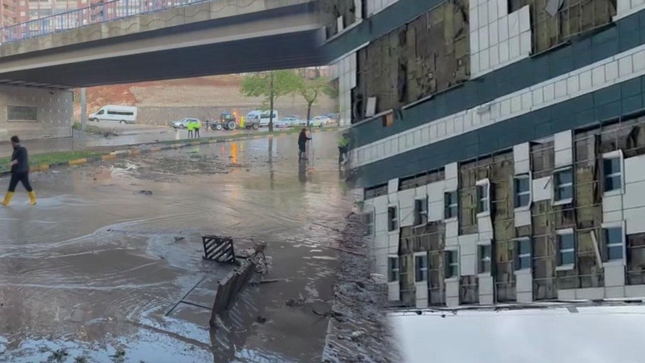 Gaziantep’te doğa saldırdı: Hortum adamı metrelerce savurdu