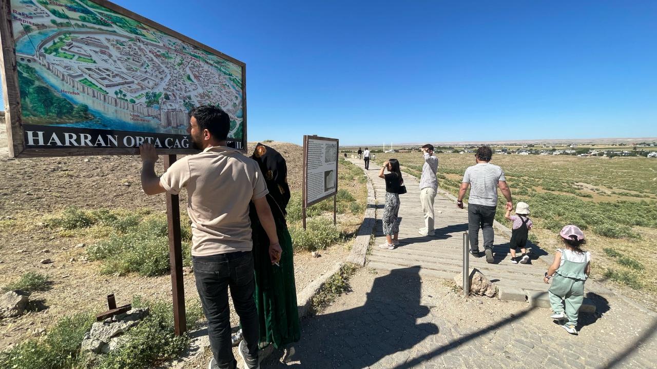 Harran'da bayram tatili yoğunluğu