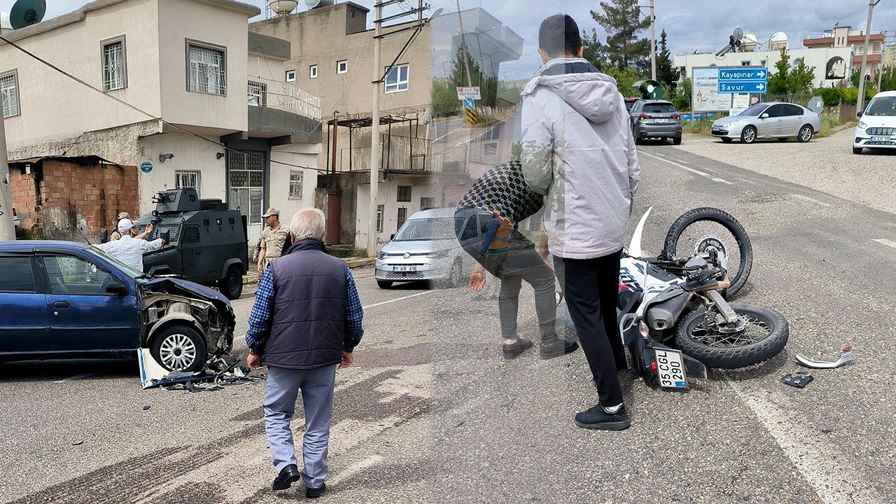Mardin'de feci trafik kazası:1 yaralı