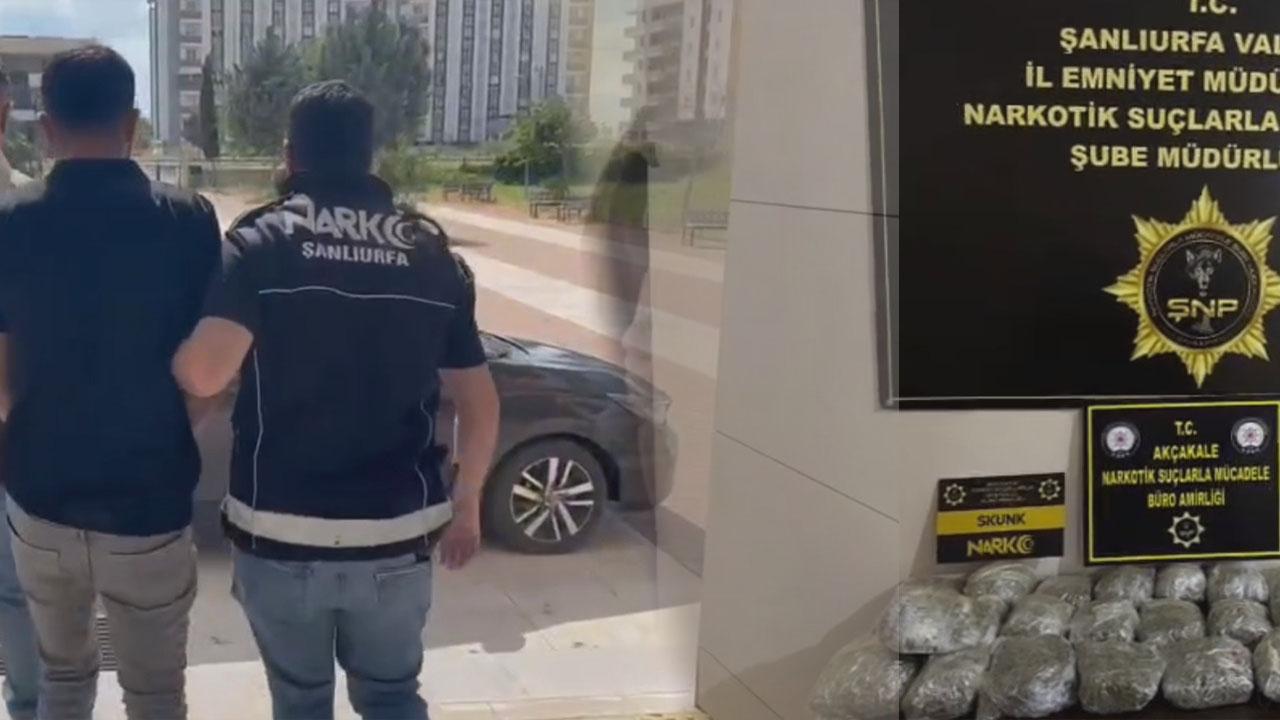 Şanlıurfa polisi zehir tacirlerine göz açtırmadı: 1 şüpheli şahıs yakalandı