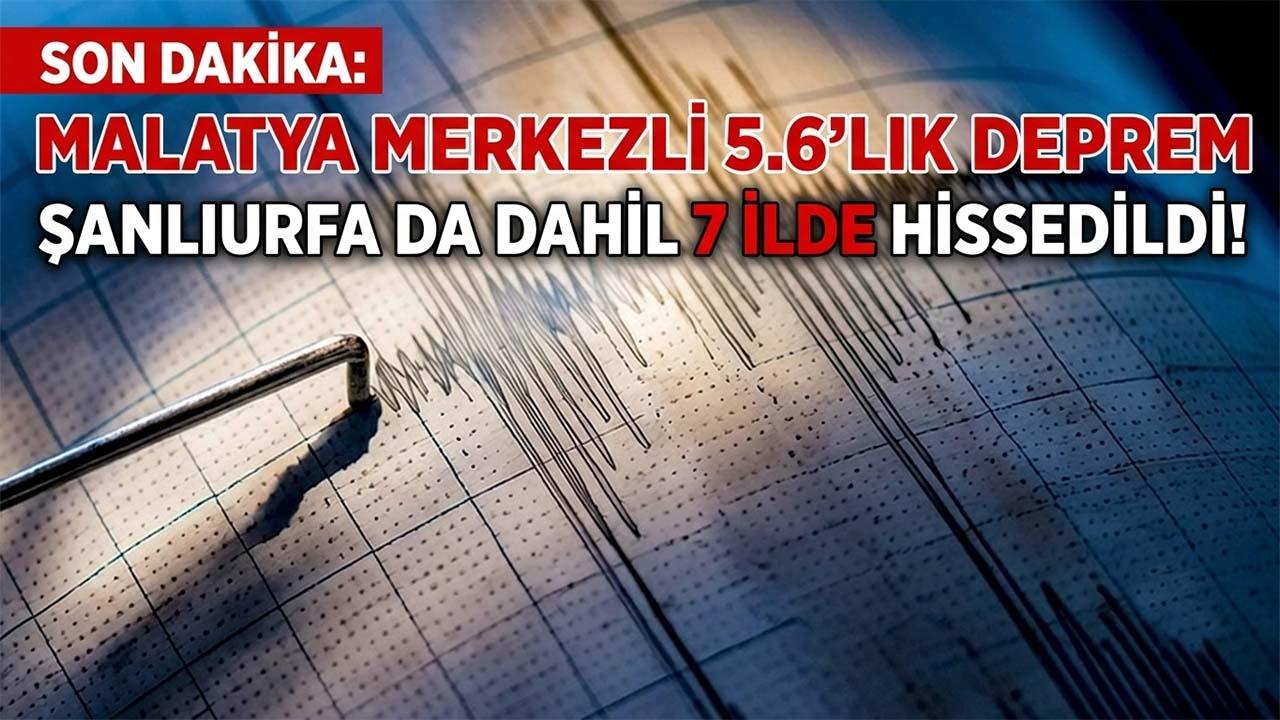 Şanlıurfa'da korkutan deprem! Vatandaş sokağa kaçtı