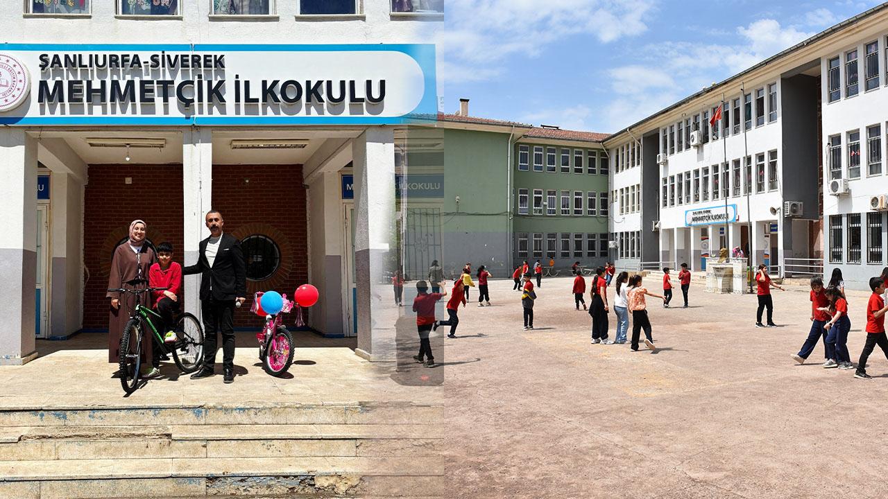 Şanlıurfa'da okulda örnek uygulama: Çöpleri toplayan öğrenciler ödüllendirildi