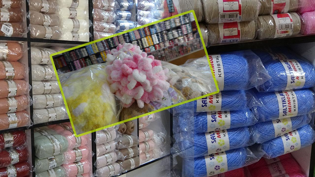 Şanlıurfa'da örgü ipliği satıcısından dikkat çeken açıklama