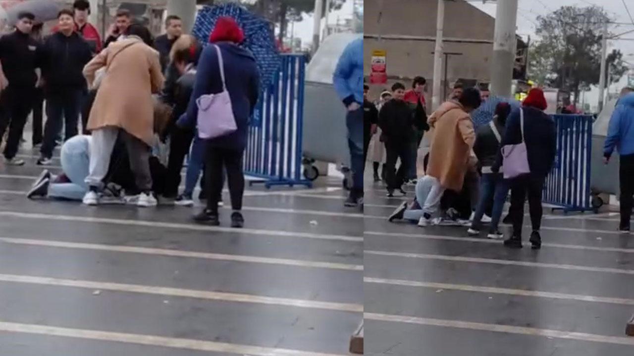 Vicdanları sarsan saldırı: Engelli vatandaşa meydanda darp
