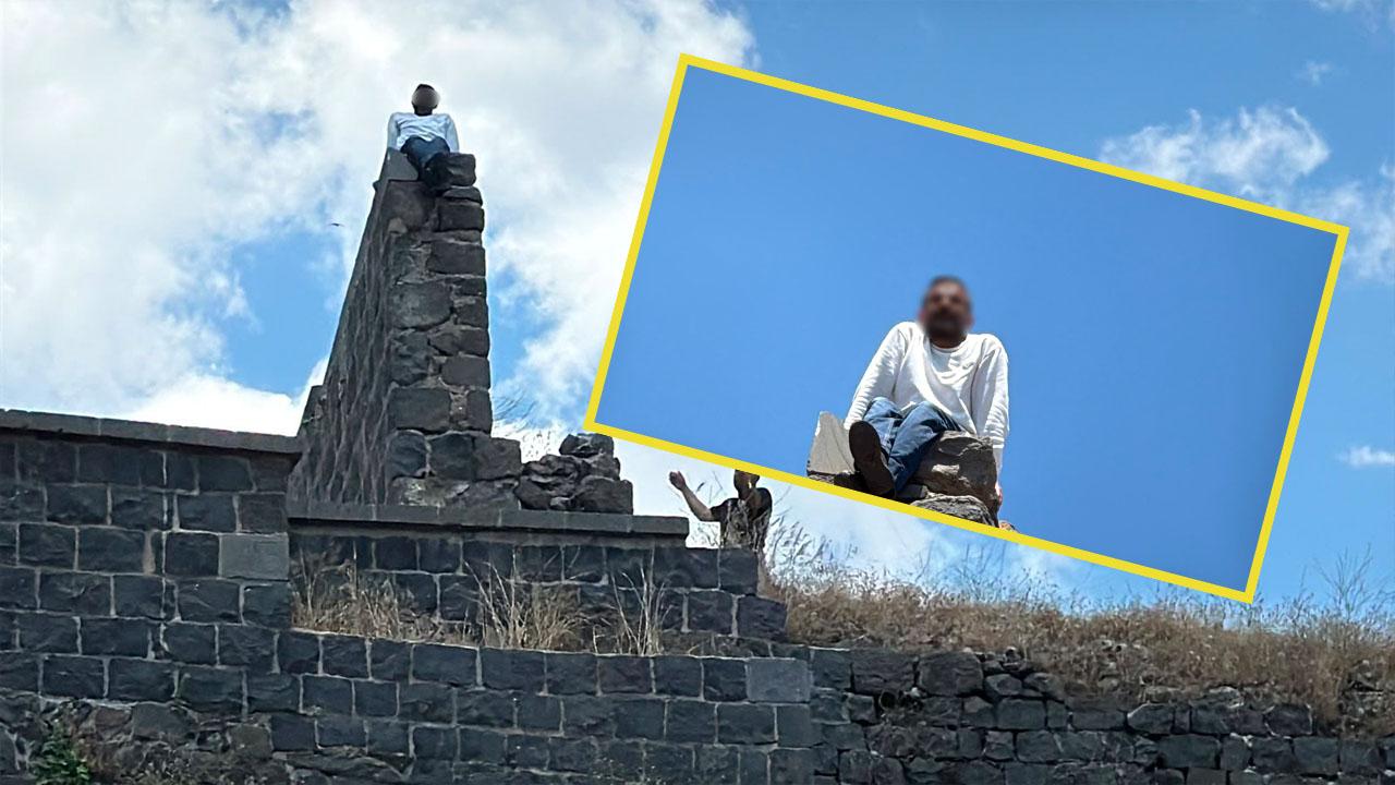 Diyarbakır surlarında yürekleri ağza getiren anlar!