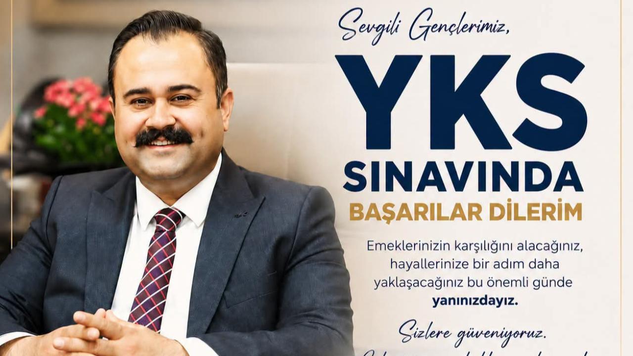 Eşbaşkan İnan’dan YKS’ye girecek öğrencilere destek ve başarı mesajı