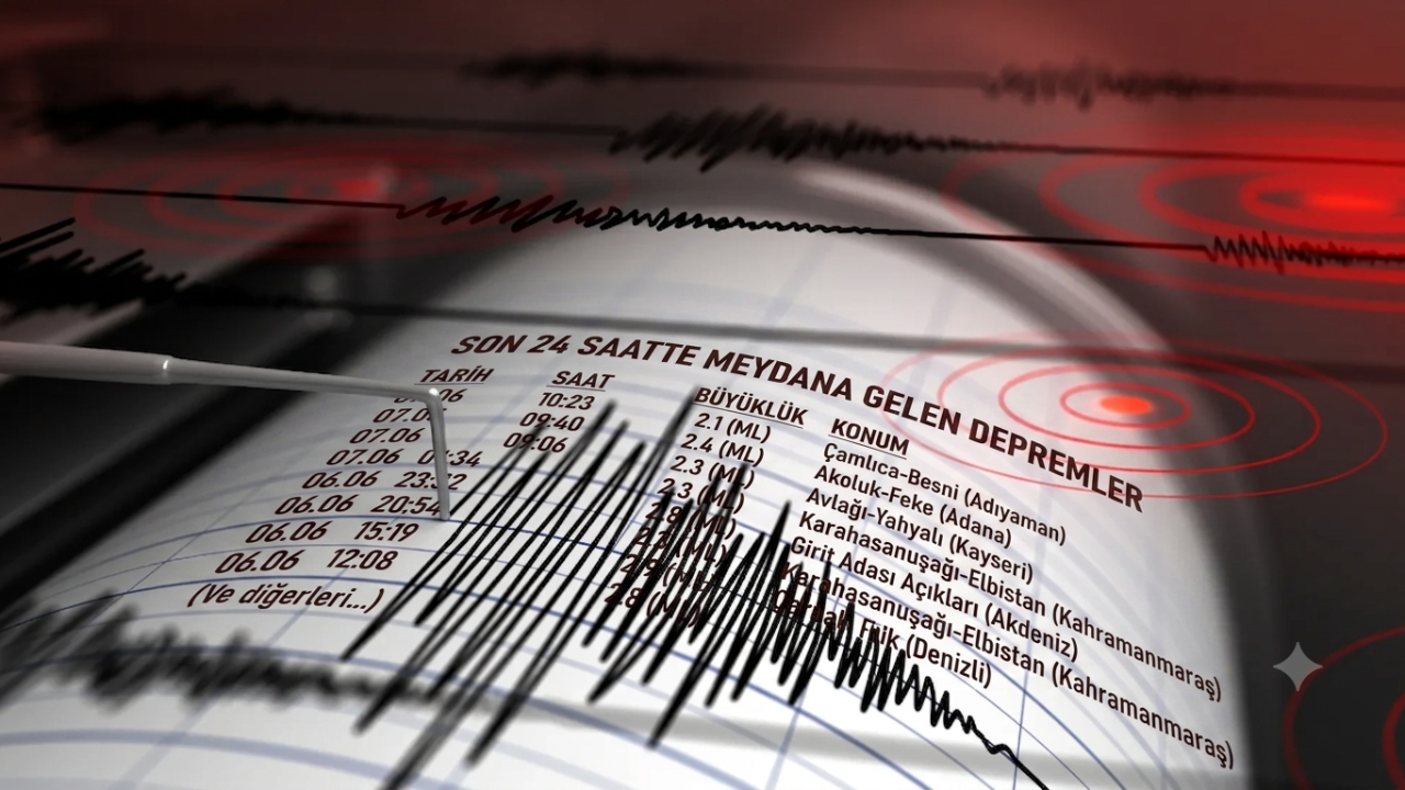 Kandilli ve AFAD'a göre son deprem listesi 7 Haziran 2026! A