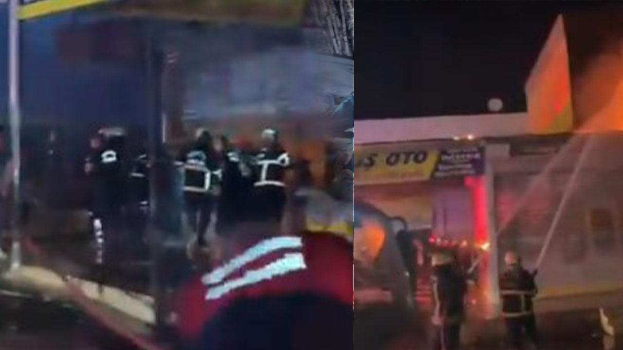 Şanlıurfa’da sanayi sitesinde korkutan yangın