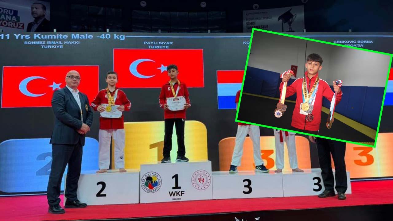 Viranşehirli 11 yaşındaki karateci 22 madalyayla zirveye koşuyor!