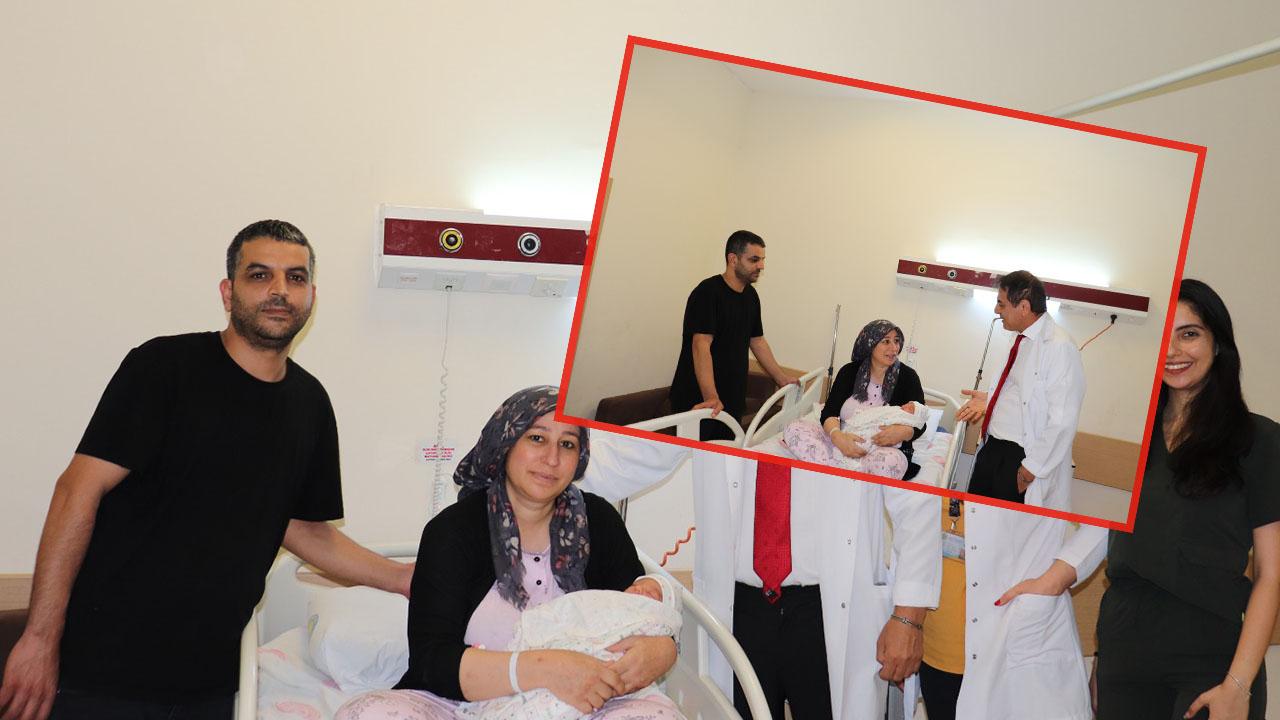 Şanlıurfa’da 13 yıl sonra gelen bebek sevinci