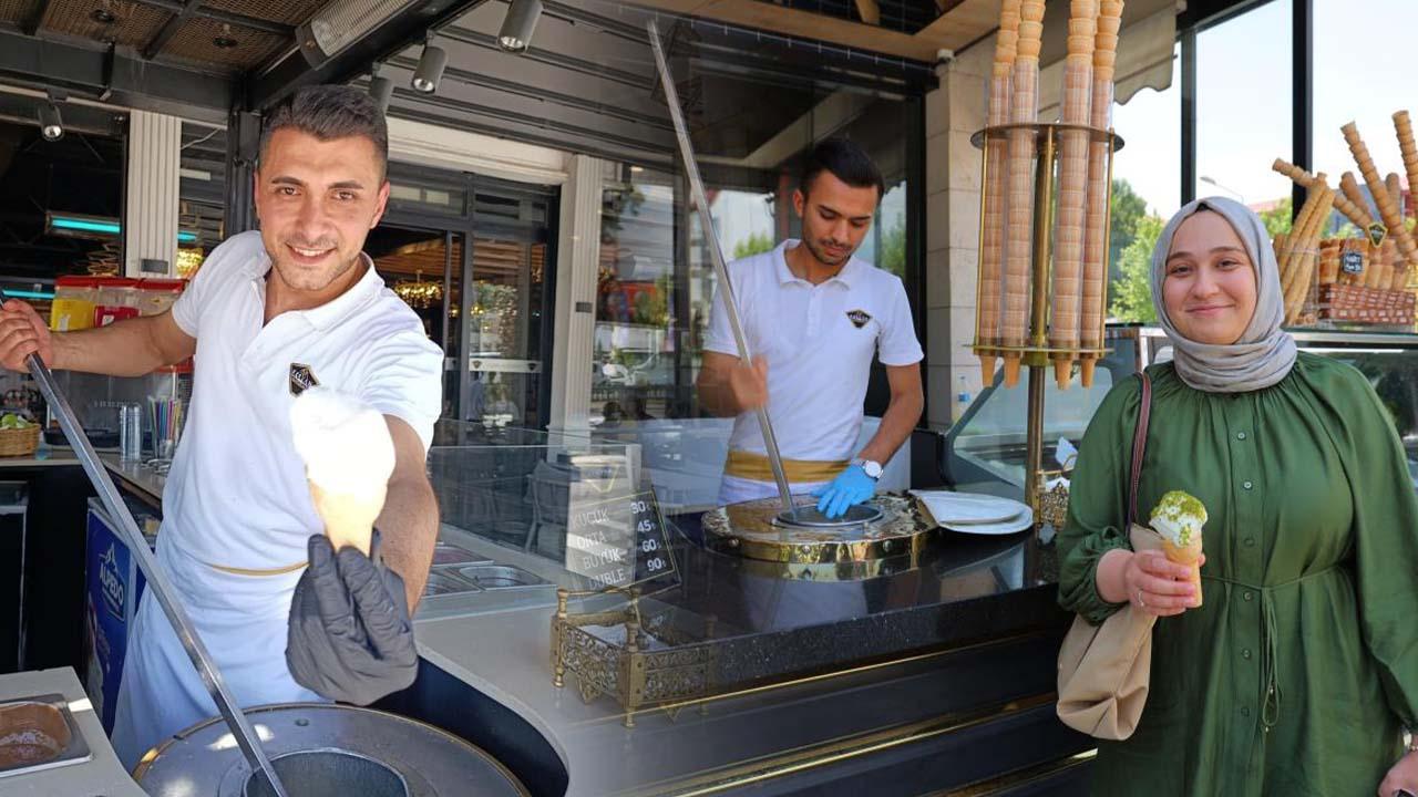 Yaz sıcakları arttı, dondurma tezgahlarında yoğunluk başladı