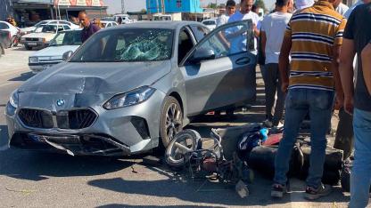 Akçakale'de otomobil ile motosiklet çarpıştı: 1'i ağır 2 yaralı