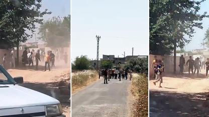 Ceylanpınar’da kaçak kontrolü yapan ekibe taşlı saldırı!
