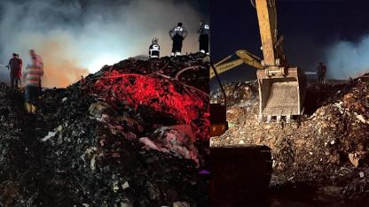 Gaziantep'te çıkan yangın büyük korkuya neden oldu