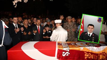 Şanlıurfa'da vefat eden uzman çavuş memleketi Şırnak'ta defnedildi!