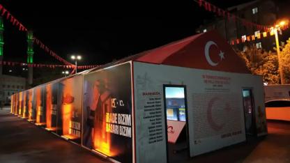 Şanlıurfa, Mardin ve Adıyaman'da 15 Temmuz anma çadırları açıldı