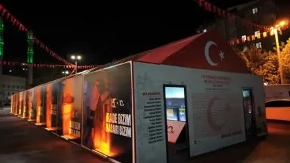 Şanlıurfa, Mardin ve Adıyaman'da 15 Temmuz anma çadırları açıldı