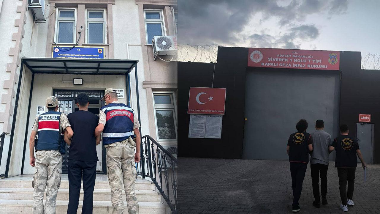 Şanlıurfa'da hapis cezasıyla aranan 2 hükümlü jandarmadan kaçamadı