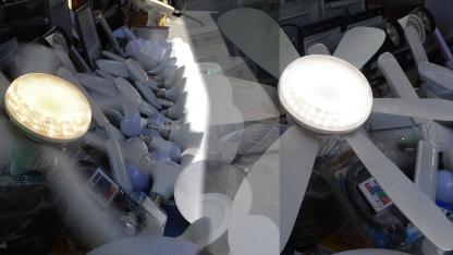 Şanlıurfa'da yazın yeni gözdesi pervaneli aydınlatmalar oldu