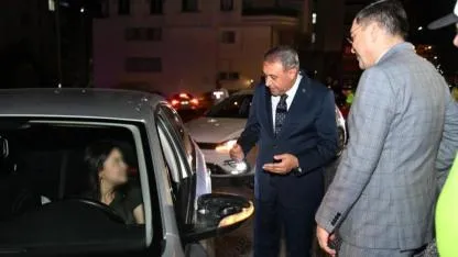 Şanlıurfa'daki uygulamada Vali Şıldak'tan anneye emniyet kemeri uyarısı